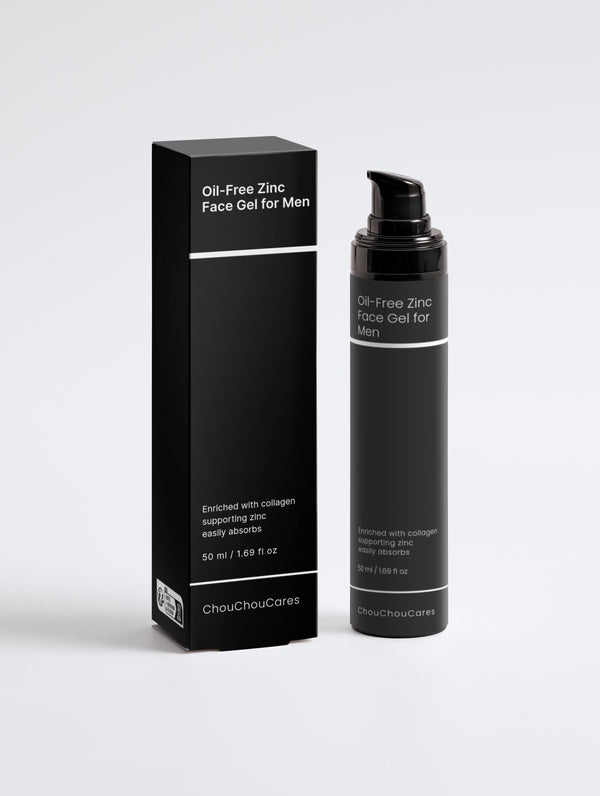 Oil-Free Zinc Face Gel for Men